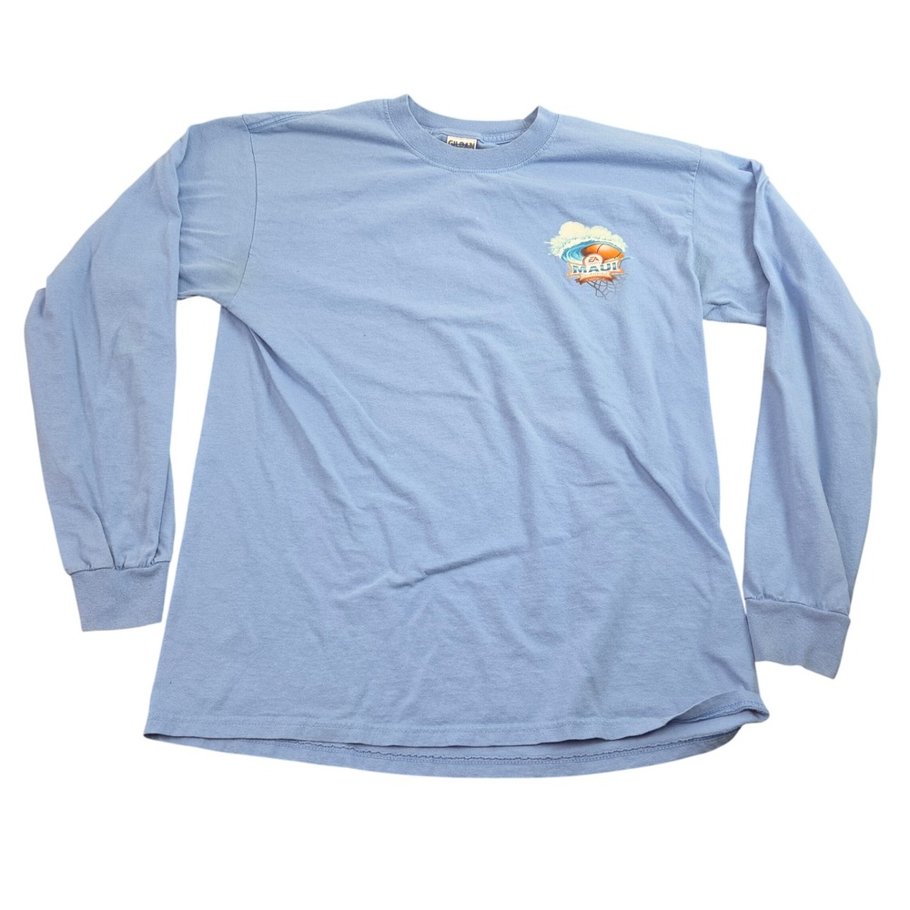 Maui Invitational Shirt Mens L Blue 2006 EA Sports Basketball Long Sleeve NCAA